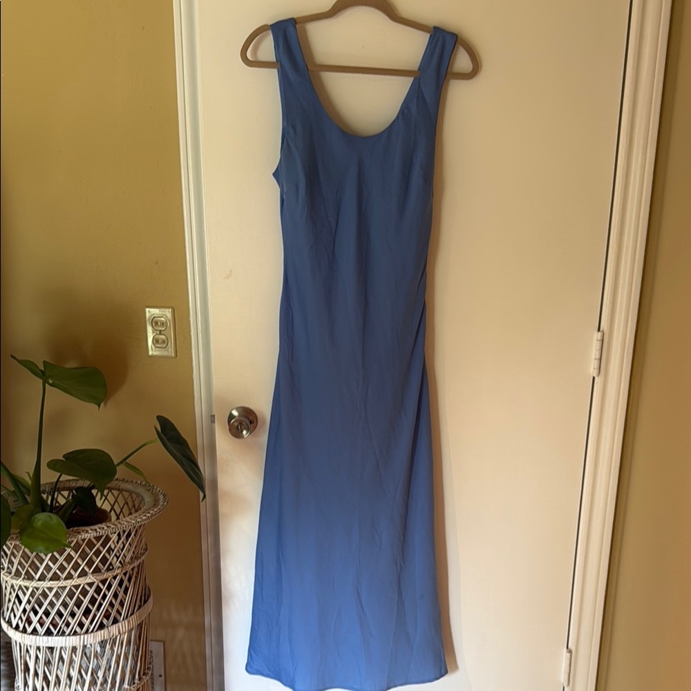 Nasty Gal Blue Maxi Dress